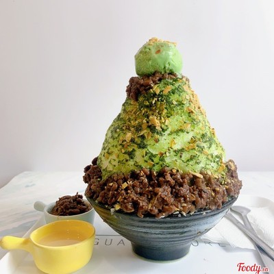 Bingsu Matcha Đậu Đỏ