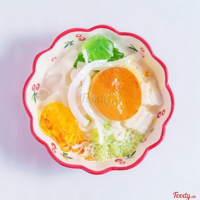 Chè Dừa Dầm Flan