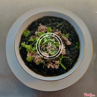 Canh rong biển thịt bằm