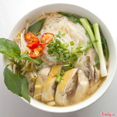 Phở gà chặt