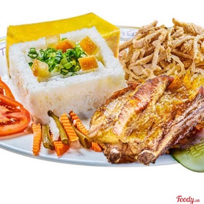 Cơm tấm Sườn Non Bì Chả
