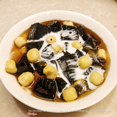 Tàu hủ hạt sen+sương sáo