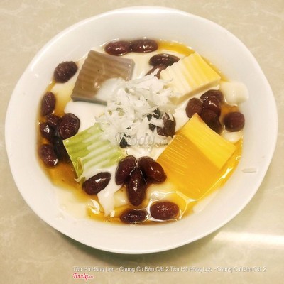 Tàu hủ khúc bạch + đậu đỏ
