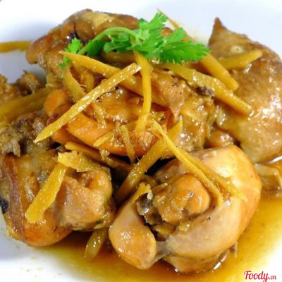 CƠM GÀ KHO GỪNG