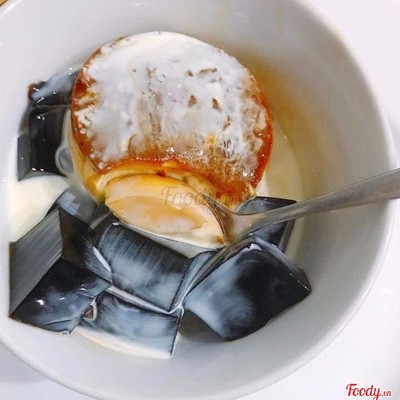 Sương sáo+bánh plan+nước cốt dừa