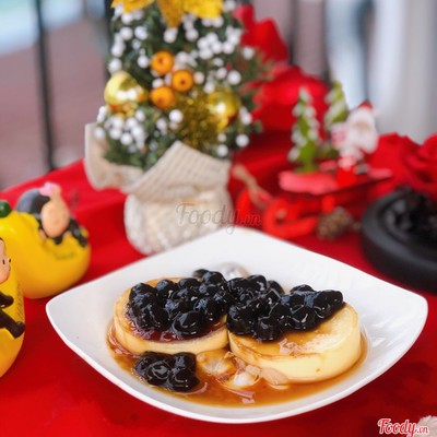 Tini Flan Sữa Tươi Trân Châu Đường Đen ( Món Mới)