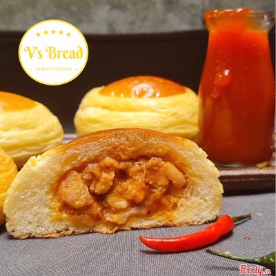 Bánh mì thịt heo cay (Pork Sambal )- 1 cái