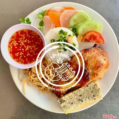 Cơm Đùi Gà+ Bì+ Chả