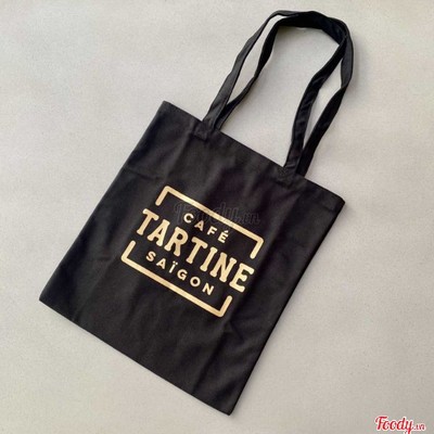 Black Bread Tote Bag