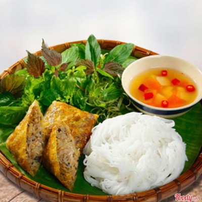 Nem cua bể + bún