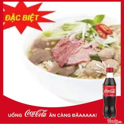 Phở Thập Cẩm + Coca