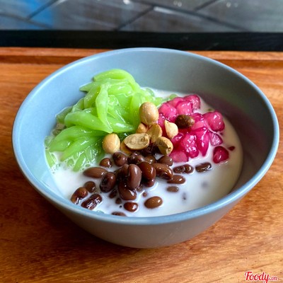 Chè đậu đỏ bánh lọt