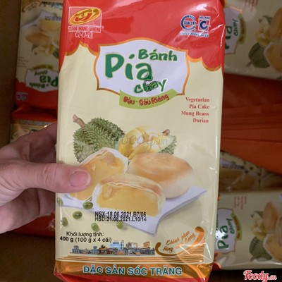Pía đậu sầu riêng chay