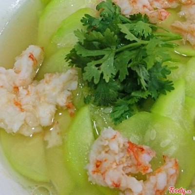 Canh dưa hường tôm bằm