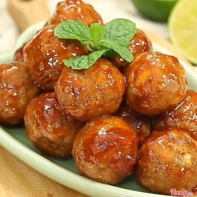 Bò Viên Chiên Ngon 3cây 15viên