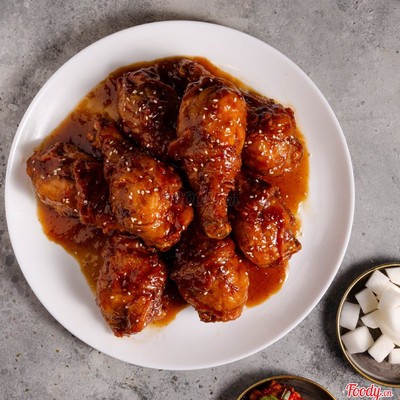 Đùi gà rán xốt Galbi