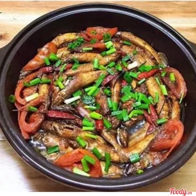 Cơm cá bống kho tiêu