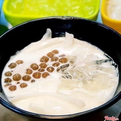 Chè dừa dầm - Flan