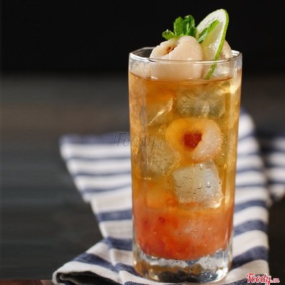 Trà vải hoa hồng