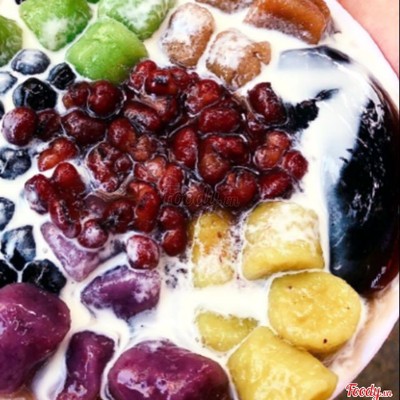 Chè khoai dẻo đậu đỏ