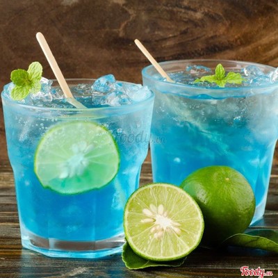 Soda blue caracao