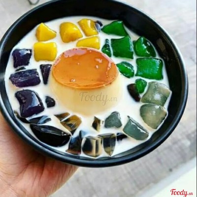 Chè khoai dẻo bánh lăn