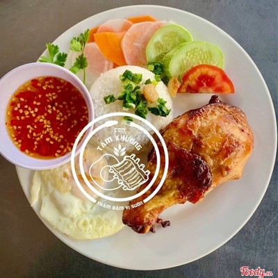 Cơm Đùi Gà+ Ốp La