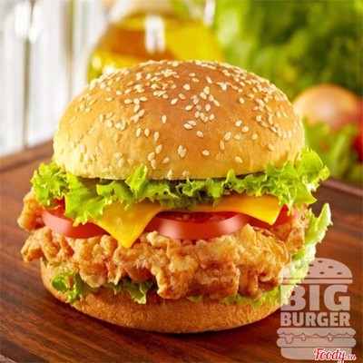 Hamburger gà + phômai