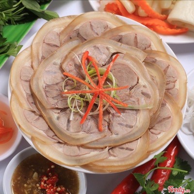 Bò Luộc Củ Chi Cuốn Bánh Tráng 2 Người