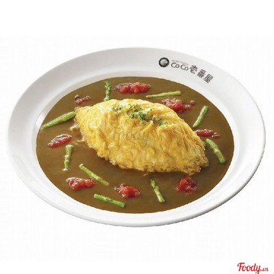 Cà-ri Trứng Chiên Măng Tây Cà Chua