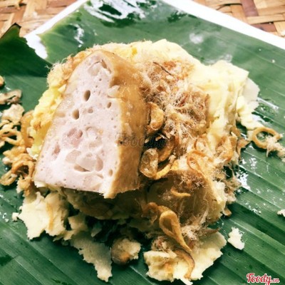 Xôi xéo chả + chà bông