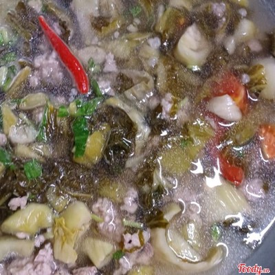 Cơm Cải Chua Xào Trứng