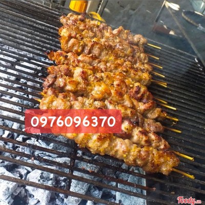 Xiên heo nướng