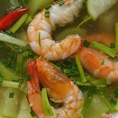 Canh Bí Xanh Tôm Tươi