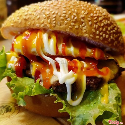 Burger Bò Mỹ 2 Tầng
