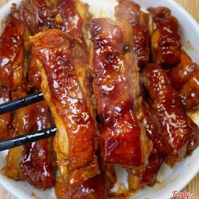 Cơm Gà Sốt BBQ