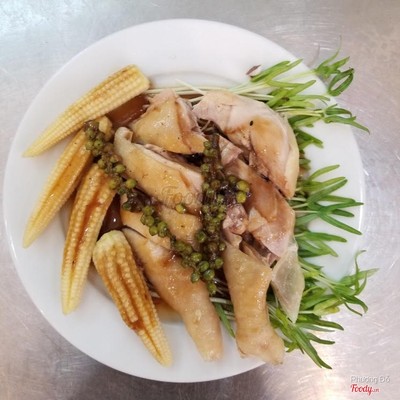 Gà Sốt Tiêu Xanh