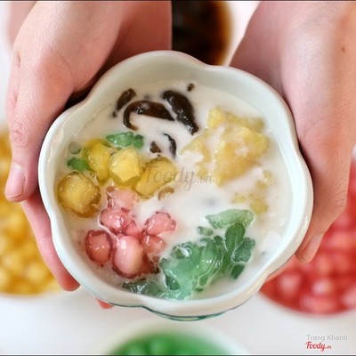 Chè hạt lựu, sương sáo, bánh lọt