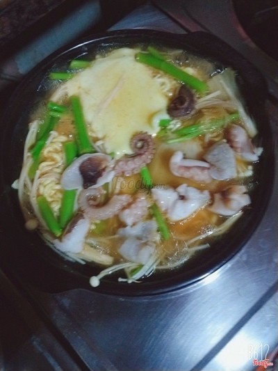 Mì bạch tuộc phô mai
