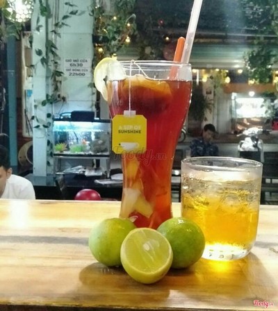 Lipton chanh nóng