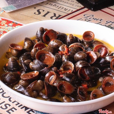 Ốc dừa xào bơ