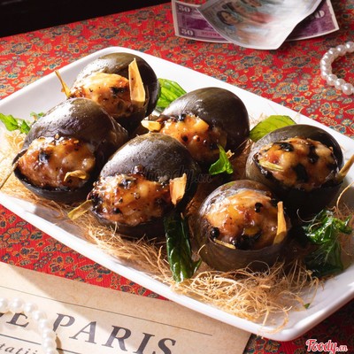 Ốc bươu nướng tiêu