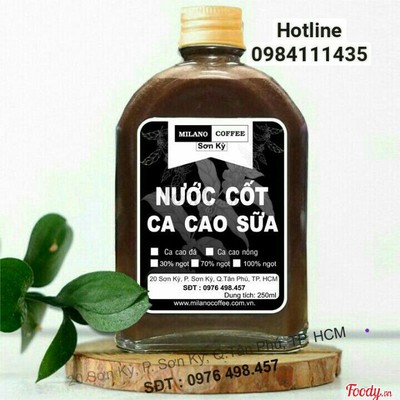 Thành Phẩm - Ca Cao Sữa Ruby Nguyên Chất (250ml/Chai Thuỷ Tinh)
