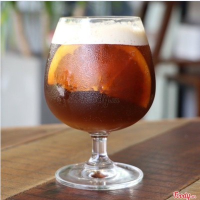 Nitro Ice Brewed Coffee With Orange