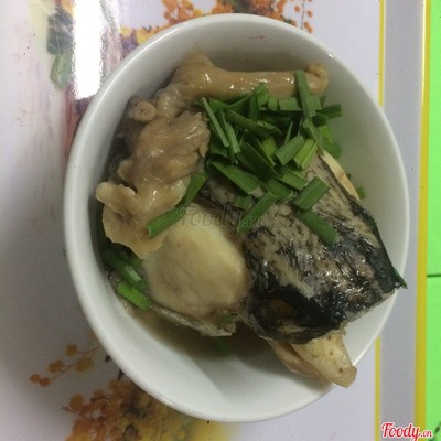 Đầu cá lóc lớn (chưa có bún)