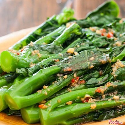 Cải rổ xào tỏi