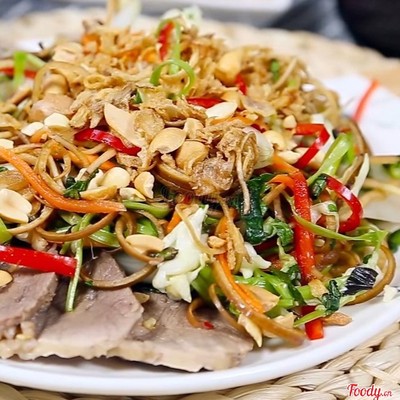 Vịt đồng làm 2 món: bóp gỏi + nấu chao
