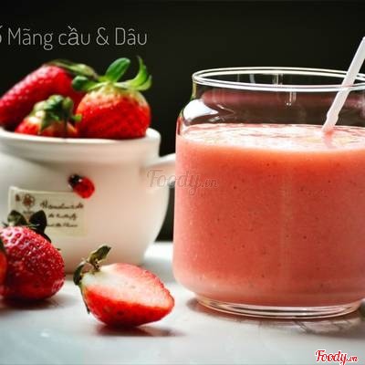 Sinh Tố Mãng Cầu Dâu