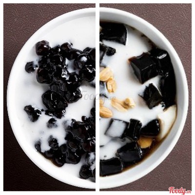Combo 2ly : 1 tàu hủ trân châu đen + 1 tàu hủ sương sáo