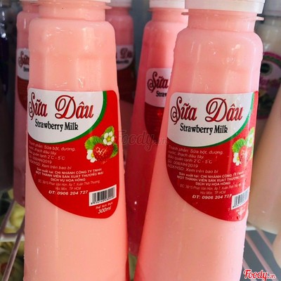 Sữa Dâu Lạnh